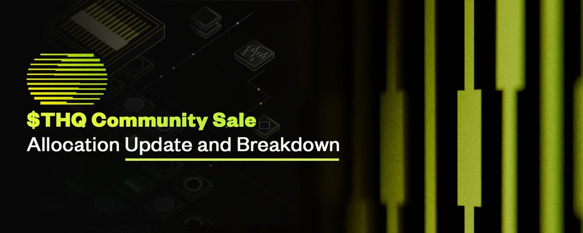 Theoriq community sale details just dropped

Nearly everyone who pledged got at least a partial allocation

If you don’t see yours on Kaito yet, check back later the team said updates are still rolling out

I have a strong feeling those <a href="/TheoriqAI/">Theoriq</a>  badges will play a role in the