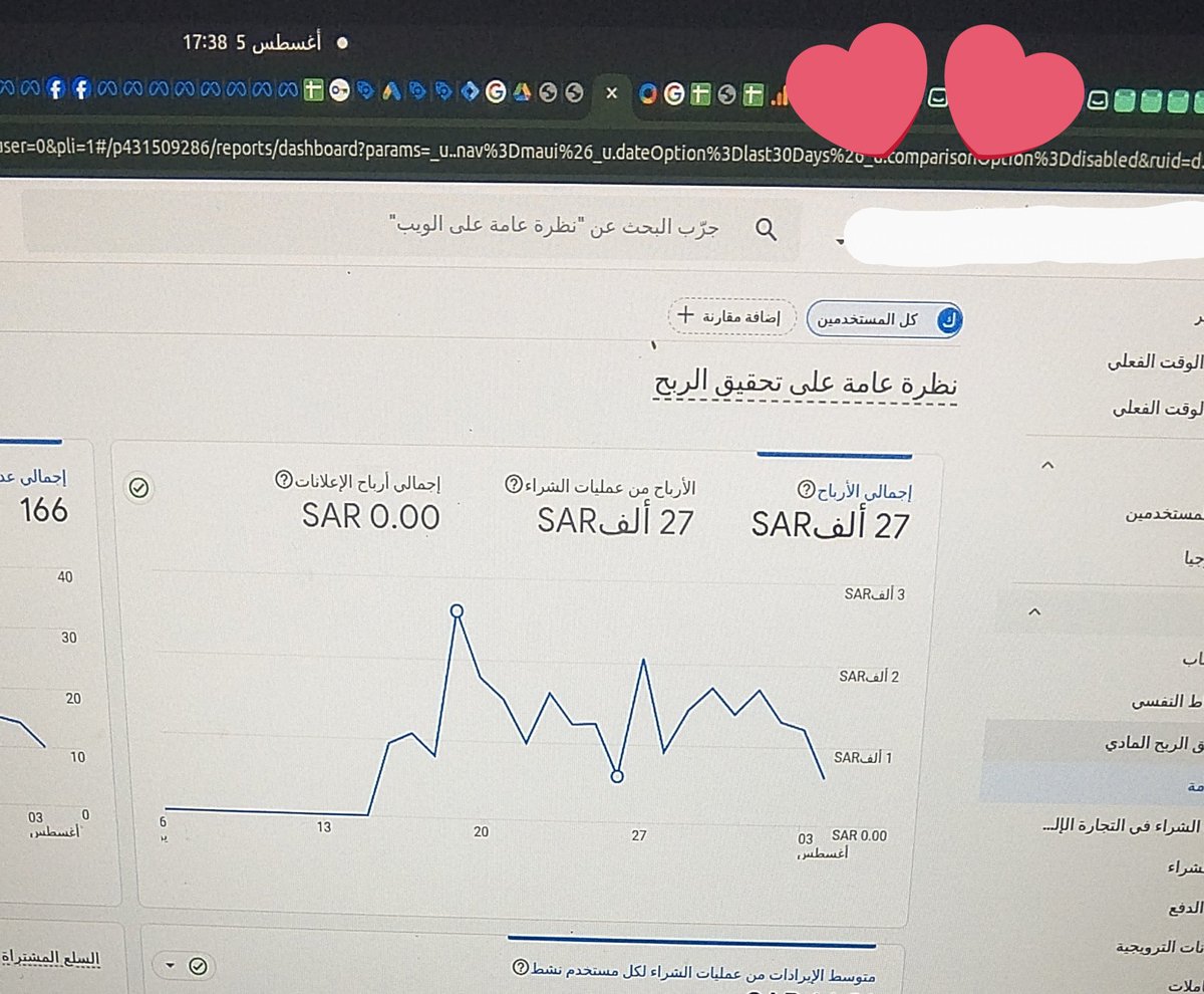 ماشاءالله تبارك الله ، اللهم زد وبارك.
من خلال استراتيجية تسويق بسيطة  زادت مبيعات عميلي بنسبة 25% خلال فترة وجيزة و بدون حملات إعلانية ممولة.

بيان بالعمل :