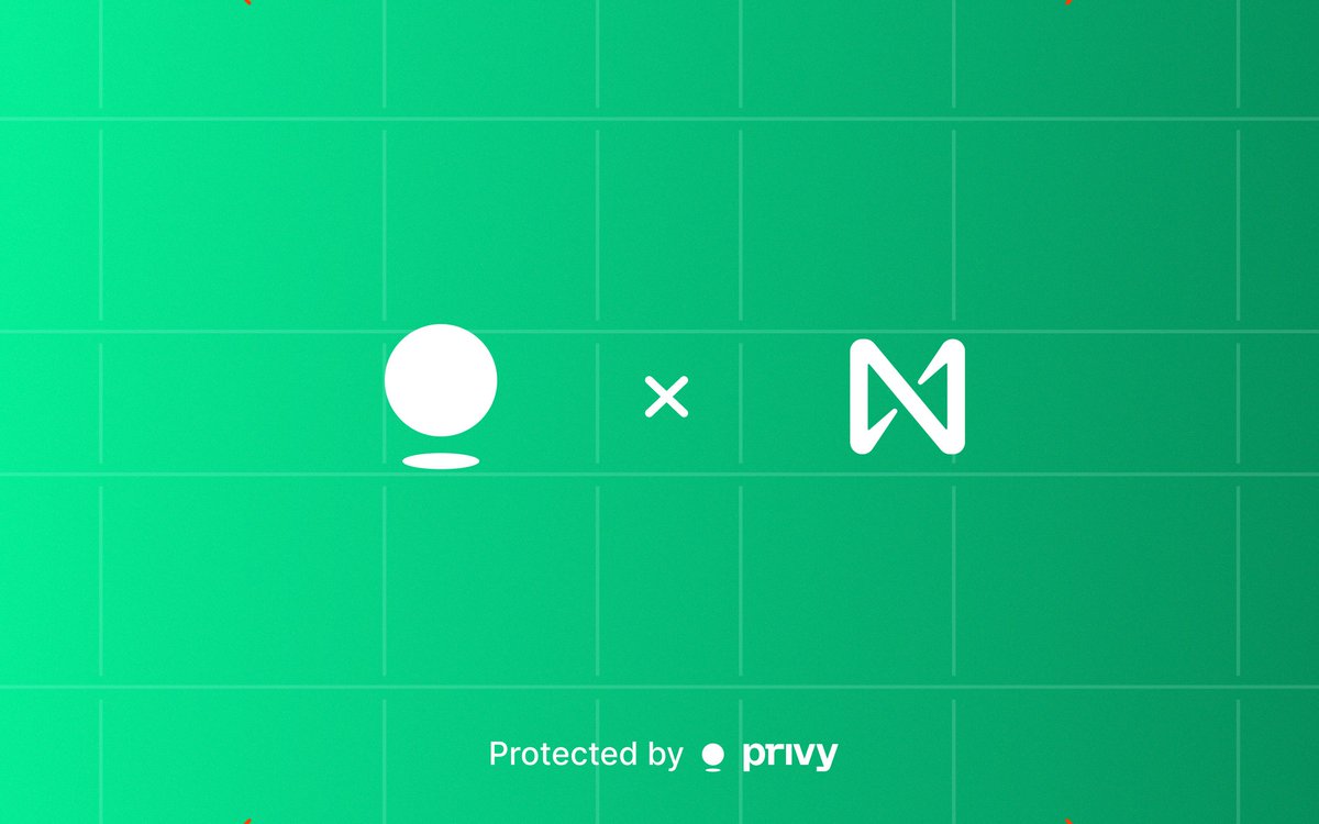 Privy (@privy_io) on Twitter photo 1/ NEAR support launches today.
Privy now powers seamless onboarding and embedded wallets on <a href="/NEARProtocol/">NEAR Protocol</a>. This makes it easy for users to create NEAR accounts using GitHub, Google, Discord, and more.
Fueling an open AI economy where agents transact securely 👇 1/ NEAR support launches today.
Privy now powers seamless onboarding and embedded wallets on <a href="/NEARProtocol/">NEAR Protocol</a>. This makes it easy for users to create NEAR accounts using GitHub, Google, Discord, and more.
Fueling an open AI economy where agents transact securely 👇