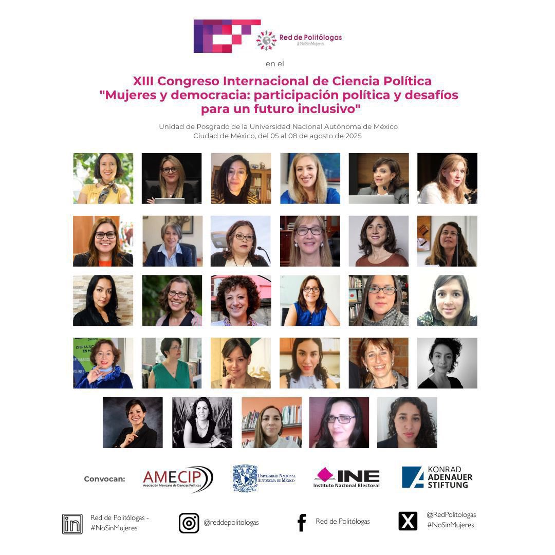 📍La <a href="/RedPolitologas/">Red De Politólogas - #NoSinMujeres</a> en <a href="/AmecipOficial/">AMECIP_Oficial</a> ‼️