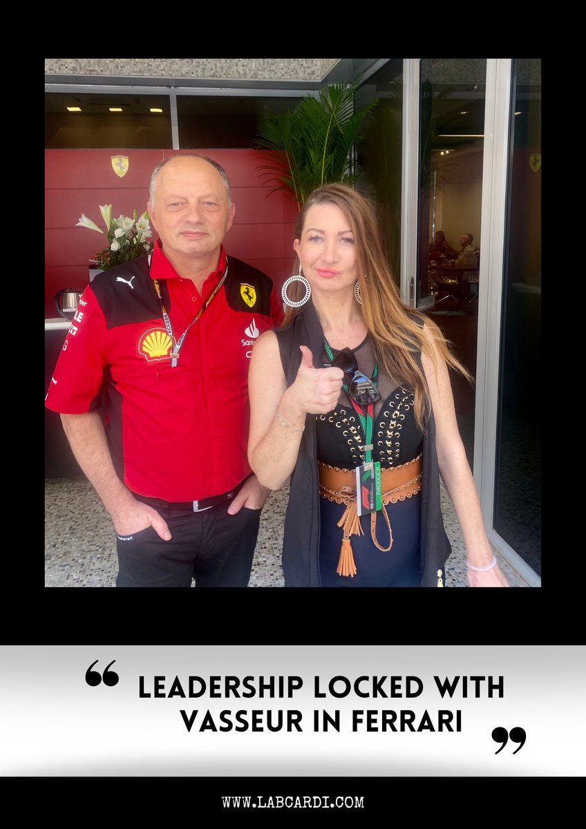 BarbaraCardilli's tweet photo. 🏎️ Fred Vasseur to Continue Leading Scuderia Ferrari: A Strong Message of Stability and Ambition. Why this matters: #Leadership continuity: Despite internal and media speculation, including rumors Ferrari has reaffirmed its belief in Vasseur’s vision and strategic leadership https://t.co/oQmW4UkyCF