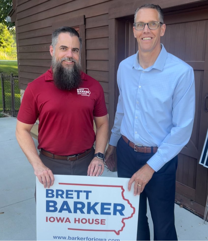 Randy Feenstra (@randyfeenstra) on Twitter photo Thank you to <a href="/brettbarker/">Brett Barker</a> — who represents communities in Story County — for endorsing our campaign for Governor!
Working with conservatives like Brett, we will grow our economy, invest in rural healthcare, and protect Iowa agriculture. Thank you to <a href="/brettbarker/">Brett Barker</a> — who represents communities in Story County — for endorsing our campaign for Governor!
Working with conservatives like Brett, we will grow our economy, invest in rural healthcare, and protect Iowa agriculture.