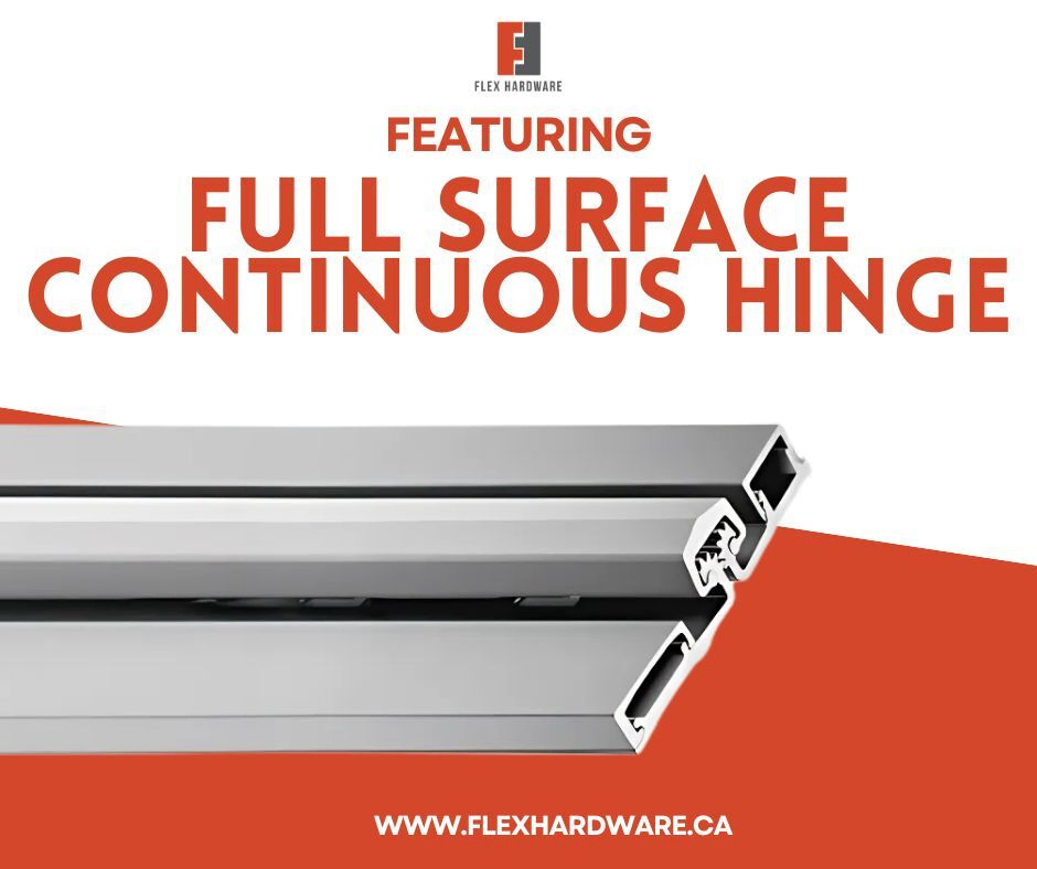 flexhardware's tweet image. Introducing our Full Surface Continuous Hinges — engineered for durability and designed for a clean, modern finish. Perfect for high-traffic doors.
🛠️ Built to last.
🔩 Easy to install.
#FLEXHardware #ContinuousHinges #DoorSolutions #BuiltStrong #HardwareThatLasts