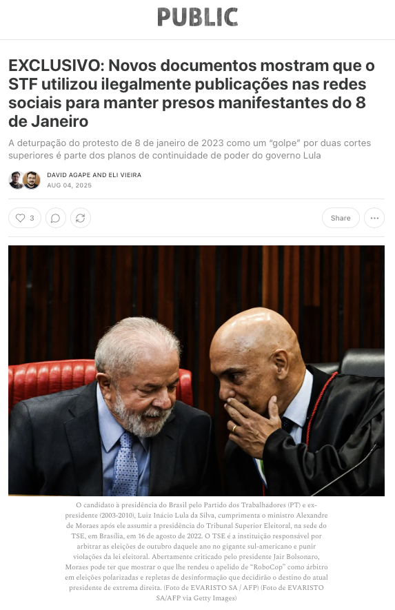 anapaulahenkel's tweet photo. Deixo aqui meus parabéns e agradecimento aos jornalistas @elivieira , @david_agape_ e querido amigo @shellenberger pelo espetacular trabalho sobre os porões do TSE/STF e as ordens imorais e inconstitucionais do atual REGIME!

Shellenberger estará conosco hj no Oeste Sem Filtro. https://t.co/CZsMsMAk6q