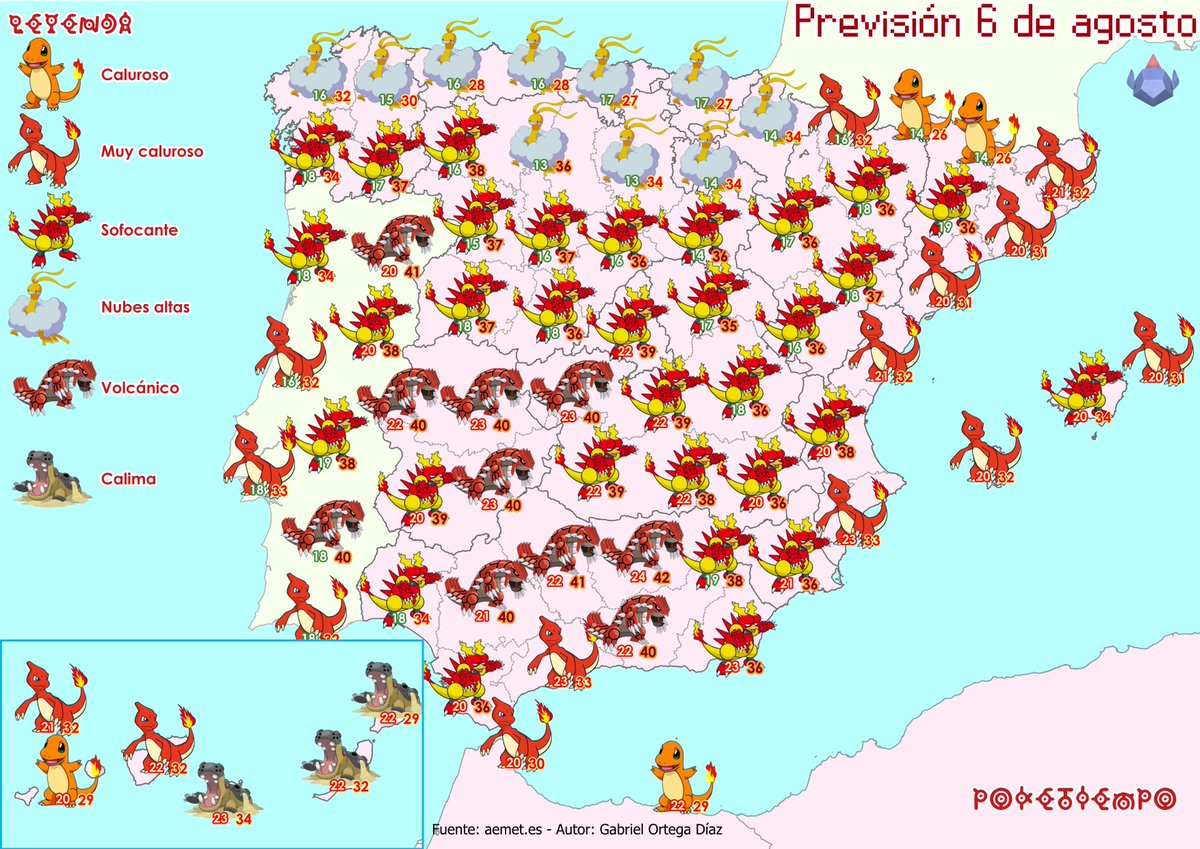 🌋Y en la sección de noticias no sorprendentes de hoy, el calor sofocante continúa y se extiende por todo el país.