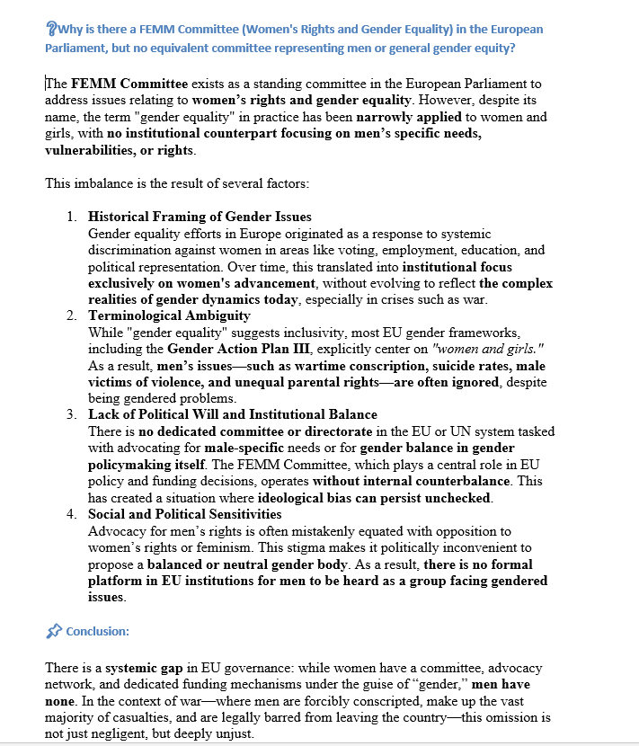 yannis_z6's tweet photo. @eige_eu @vonderleyen @UNWomenWatch @EUCouncil @EURightsAgency @ECRI_CoE @SeagerMJ @StudiesMale @menandboysnet @IFAD9S @GibmUs @UKMensDay @ypesgr @yptpgr @minscfa @hrw @ek_tou_kanapeos @ODEM_gr @MalePsychology @JamesLNuzzo @TheRealMenToo @dadmatters_uk @MenNeed2BeHeard @men_are_human @VetFather_Bill @voiceformenind @dsathinon @Synigoros @papaorg @CentreMalePsych @MaleSurvivorORG @energosmpampas @stuart268 @BrianAtlas @BerlinFamilyman @F4JOfficial @ywomendeservles @FatherX2022 @EU_Justice @UN @EURightsAgency @vonderleyen @ECRI_CoE #mentoo #mensissues #menmatters @TheRealMenToo #mentoo #misandry @EU_Commission @juadn1 @minscfa @PhilMitchell83 @dadmatters_uk @MenNeed2BeHeard https://t.co/NbHT0HxGvJ