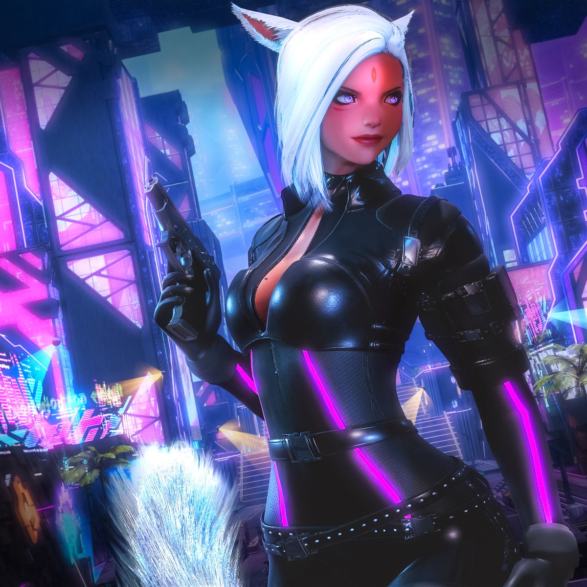 A Tad different angle on this shot.
#FFXIVScreenshot | #GPOSERS | #ffxivgpose | #miqote | #scifibash