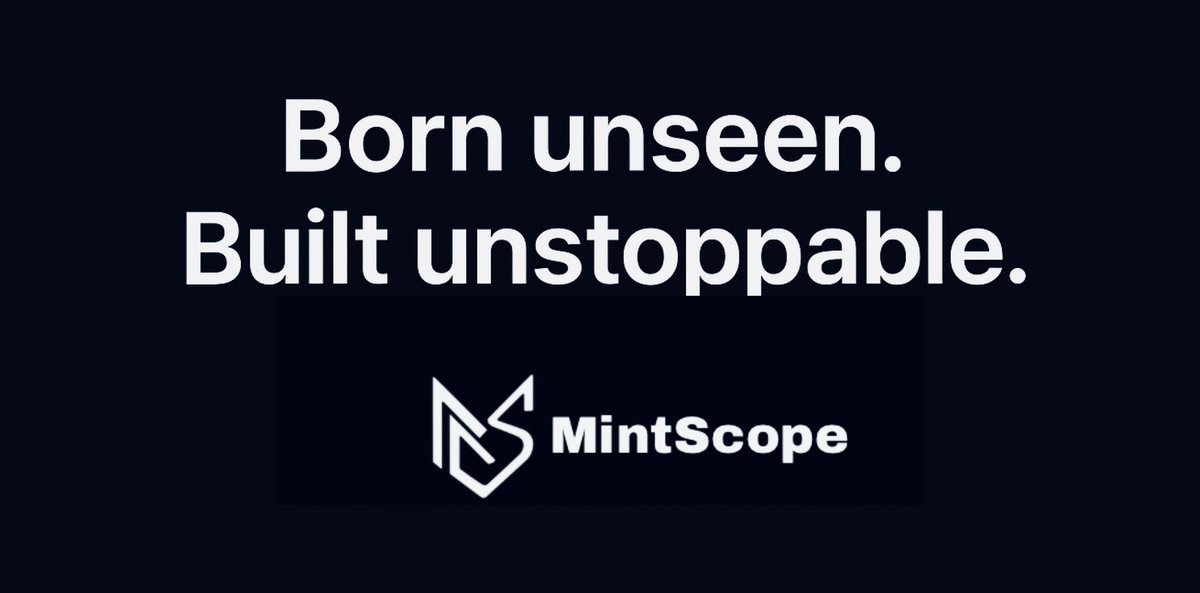 Mintscope1's tweet image. Not every follower is ready for what’s coming.
And that’s fine.
We’re not here to please everyone.
We’re here to shift the system.

#NotForEveryone #MintScope #Web3