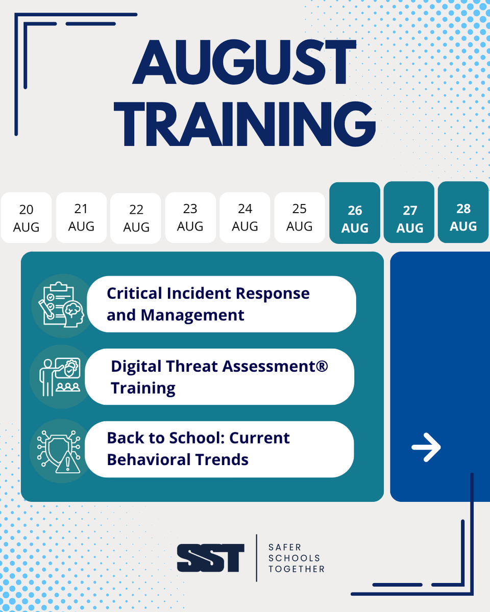 Take a look at our upcoming trainings in August ➡️

To learn more about which training is best suited for you/your community's needs, visit our website for more info: hubs.ly/Q03BbSzn0