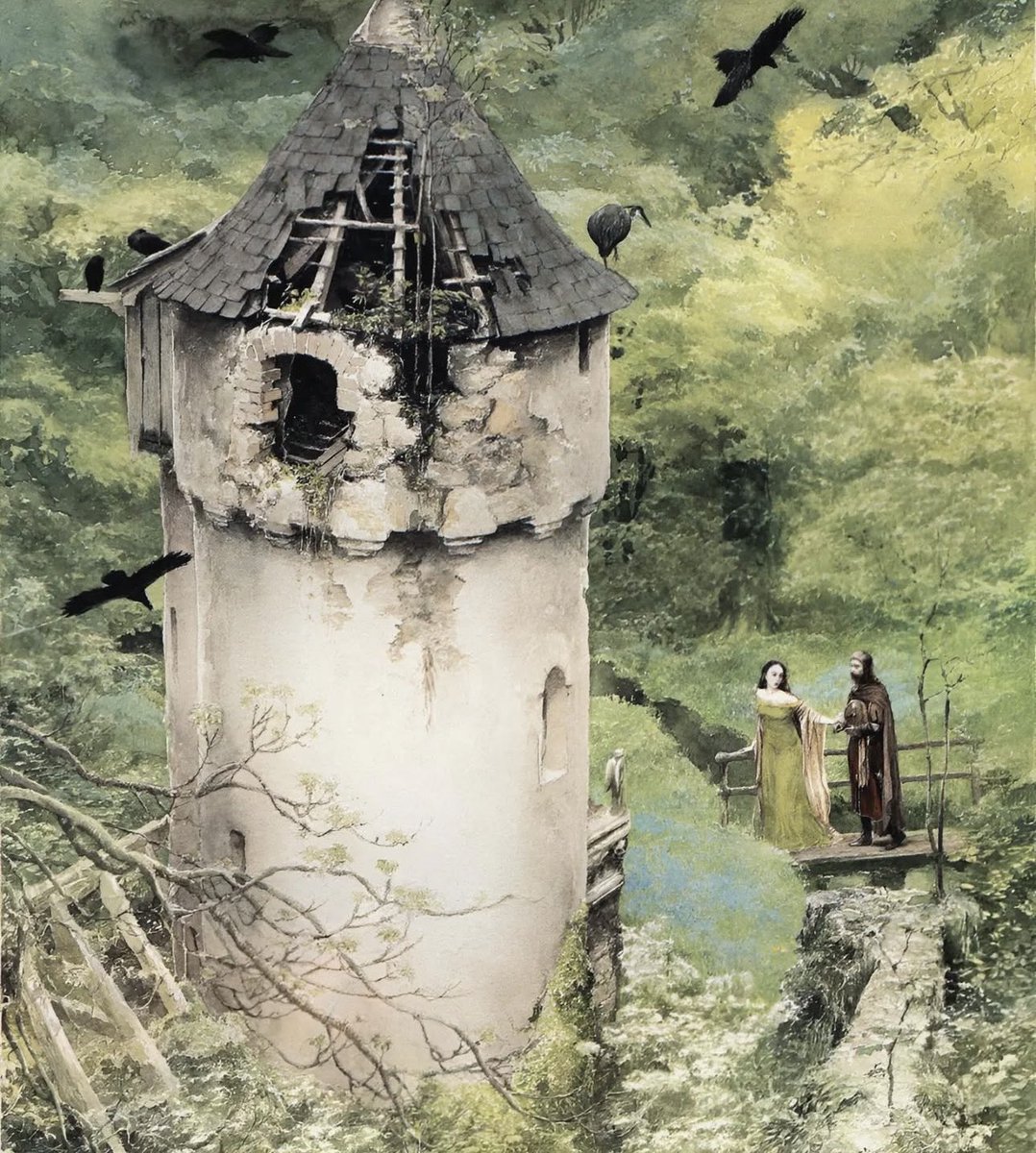 The Tower of Annowre by Alan Lee (1984)