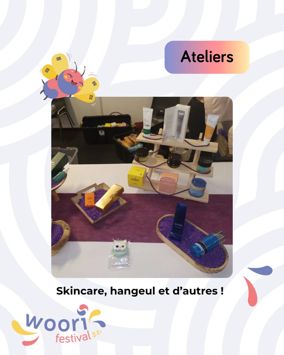 🎟️ Les ateliers du Woori Festival sont ouverts à la réservation !
🖌️ Bojagi, skincare, calligraphie sur éventail ou rouleau… et bien plus encore !
📍 Places limitées, foncez !

#WooriFestival #KCulture #AtelierCoréen #Bojagi #Skincare #Calligraphie #salon #coree #toulouse