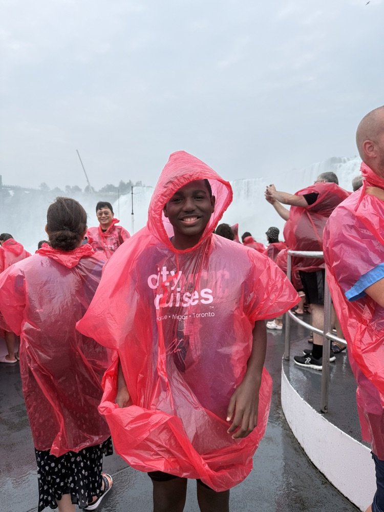 ABEC’s last officially day of summer is today! Let’s take a look at some other Summer Adventures we had the last few months! 🎉

Incoming Freshman Taurean Bigelow went to Niagara Falls! It was his first time outside the U.S! Looks like you had so much fun!