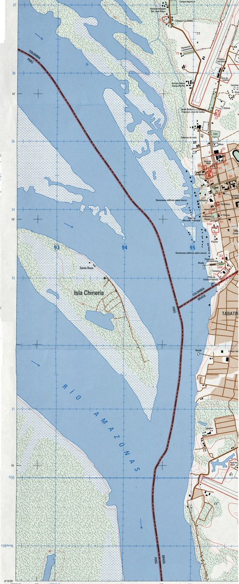 JEDIEV11's tweet photo. No quiero ver NUNCA MÁS que algún otro colombiano se atreva a decir que Isla Santa Rosa de Yavari es de Colombia, eso es una grave ofensa al Perú!  solamente vean este mapa donde la triple frontera está CLARAMENTE delimitada y la ISLA SANTA ROSA es PERUANA 🇵🇪 https://t.co/DYsGkZ7DGz