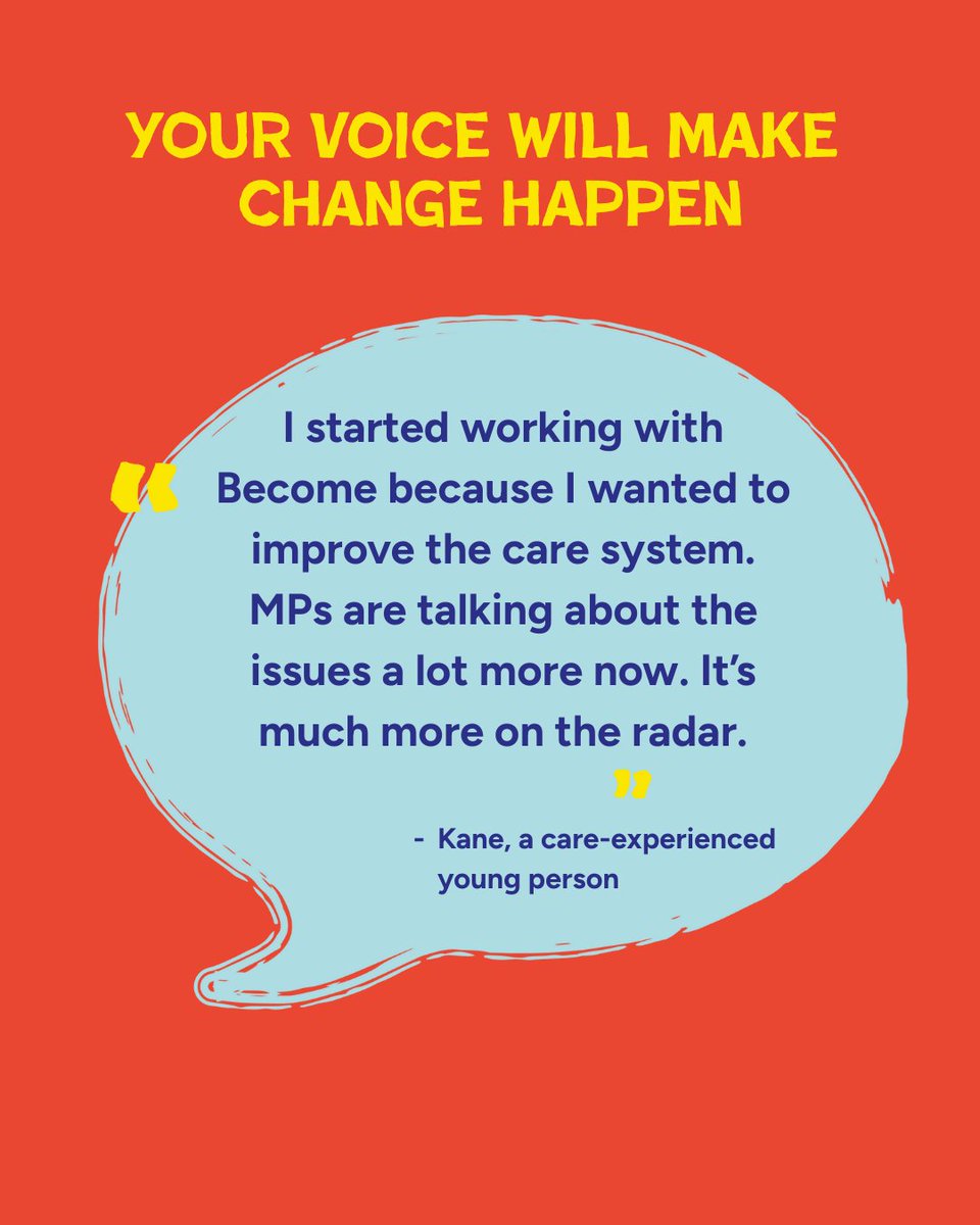 Know any care-experienced young people like Kane who want to campaign to make change happen? Through Become the Movement, we make sure their voices are heard by the people in charge. 

Find out more: loom.ly/j94Vw4s