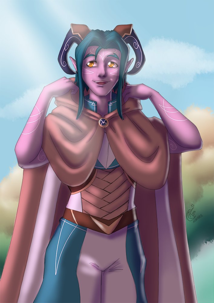 My Skywing elf mage, Danzil.

#art #TheDragonPrince #OC