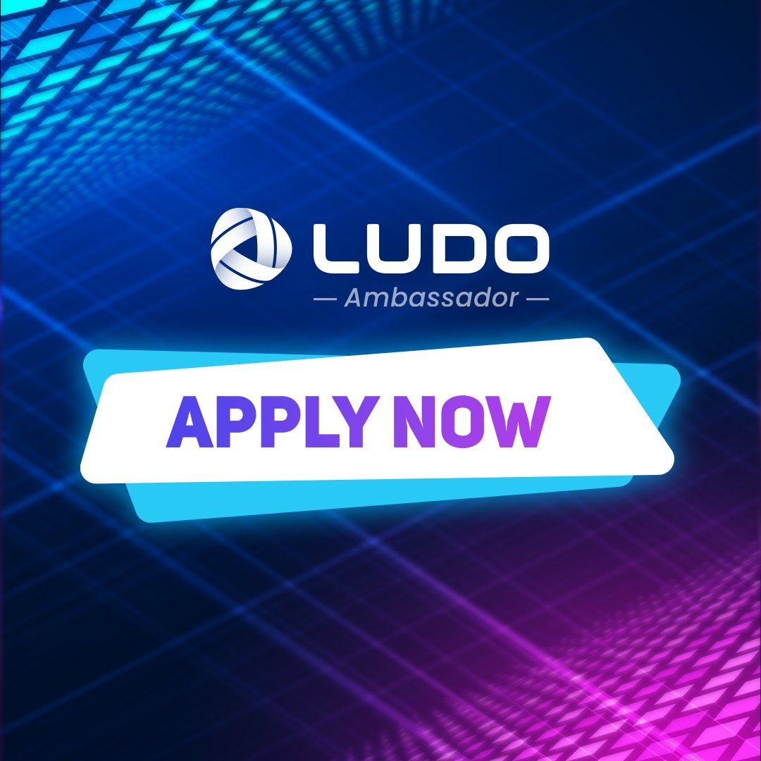 First Wave of Ludo Ambassador Applications Now Open 🚨

If you’re a crypto enthusiast with a Twitter following, this is your chance to get in early.

As a Ludo Ambassador, you’ll be able to earn credits that activate our services and unlock access to real revenue sharing.

You’ll