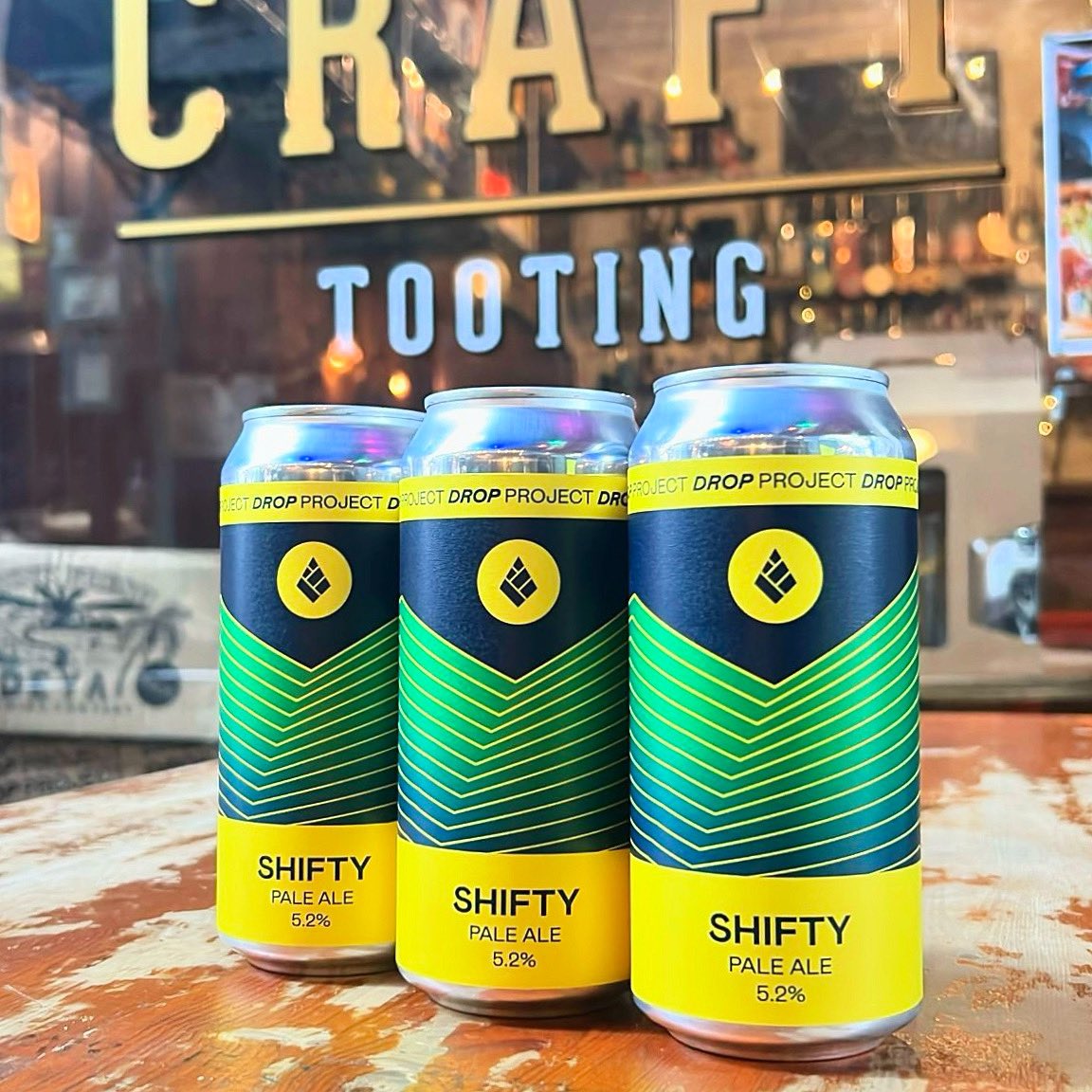 Drop Project ‘Shifty’ is back in stock at OG CT in <a href="/bwmarkettooting/">Broadwaymarket1936</a> if you’re in the market for din-dins 🤤🍺 #Craft #Tooting #Craftbeer #Bar &amp; #BottleShop open late! #TootingBroadway #beer #beers #BroadwayMarket