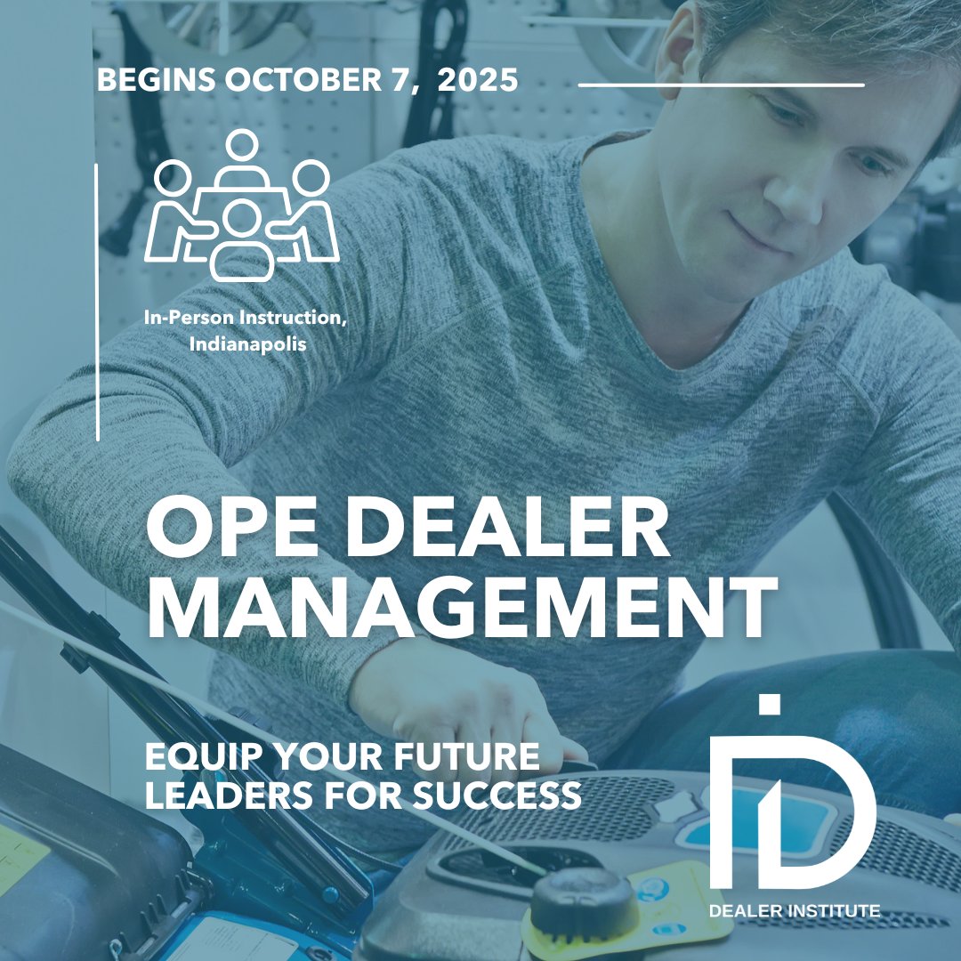 DealerInst's tweet photo. 🚨 OPE Dealers! 🚨
Dealer Management course starts Oct 7, 2025. Level up your skills, boost your business!

📅 Save your spot now!
🔗 https://t.co/1AF0MlkfiD

#OPE #DealerTraining #NAEDA #DealerInstitute https://t.co/F0W7t0KeHM