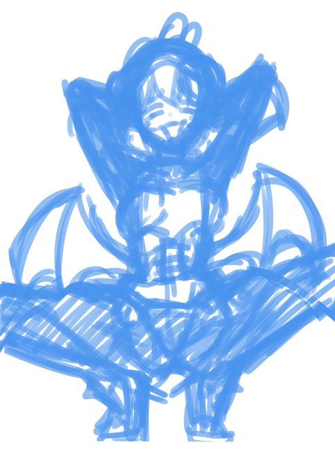 久々にラフと完成系
←ラフ 完成系→ 