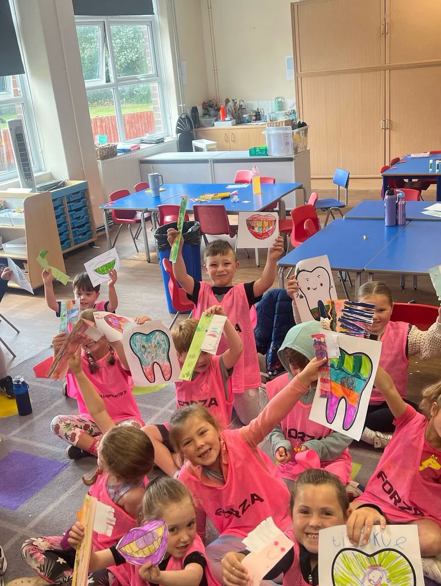 Our first week of camp at st Aidans went down well bringing in some dental hygiene and crafts. It was great to see the children all learning about their oral health and getting creative with some dental based crafts from Gemma 
#camp #oneknowsley #knowsleyhaf #haf25