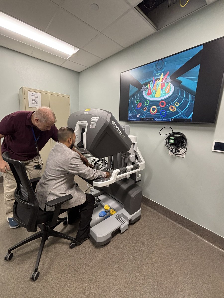 DISDBiomed's tweet photo. Teachers at Biomedical Prep kicked off the school year with hands-on learning @SimUtsw! From sutures to ultrasounds to da Vinci robotics, the future of medicine starts with us. 🧠🩺🧤 #STEMinAction #BackToSchool #ScienceStartsHere @DrGplus1 @Region6_DISD @ginamaffucci https://t.co/alekf7VaMX