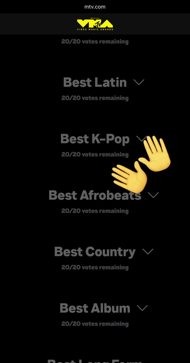 JisooInfo's tweet image. ¡VOTOS DOBLES HOY!
👉🏻 mtv.com/event/vma/vote…
1•Ingresa un correo REAL
2•Busca la categoría “Best K-Pop”
3•Busca la imagen de JISOO (es la 4ta)
4•Puedes ingresar hasta 20 votos por día, por correo
5•Al llegar a los 20 votos, te aparecerá un cuadro confirmando que has…