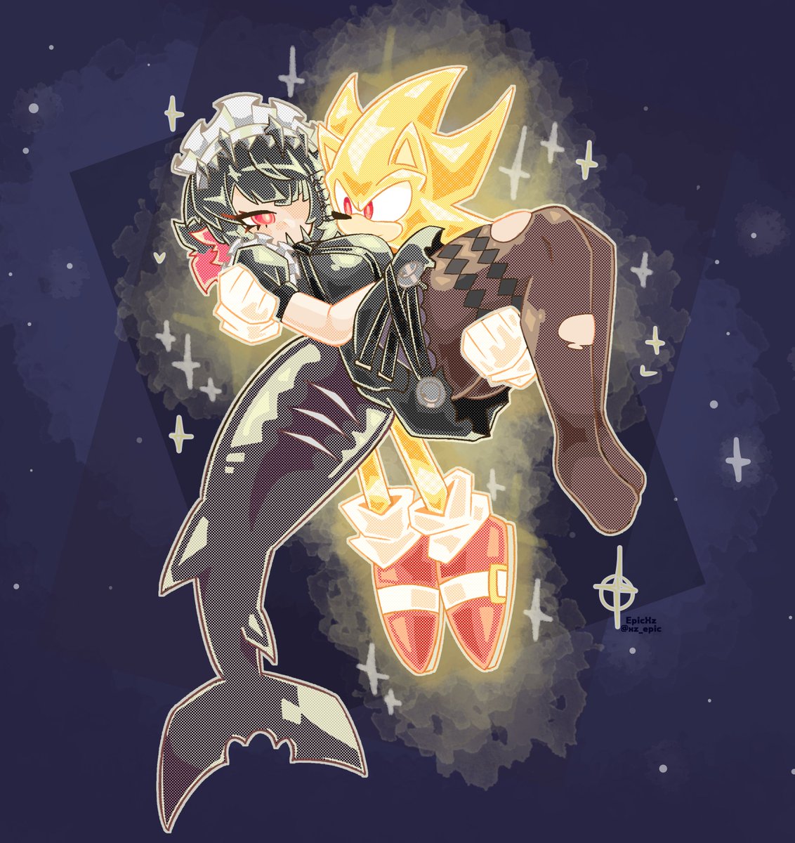 "Red eyes ❤️⭐"

Another fanart of Sonic and Ellen inspired by the job of <a href="/Soop215/">Soop-2</a> 

#fanart #EllenJoe #ZenlessZoneZero #ZenlessZoneZeroFanart #SonicTheHedgehog #sonicfanart #zzzero