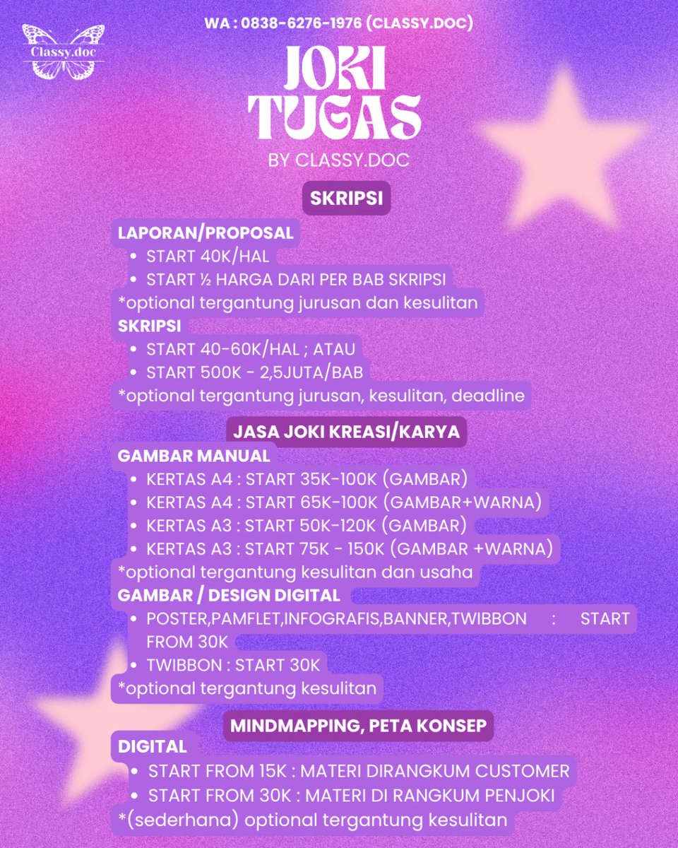OPEN JOKI EDITING WORD, TUGAS, DLL tweet media