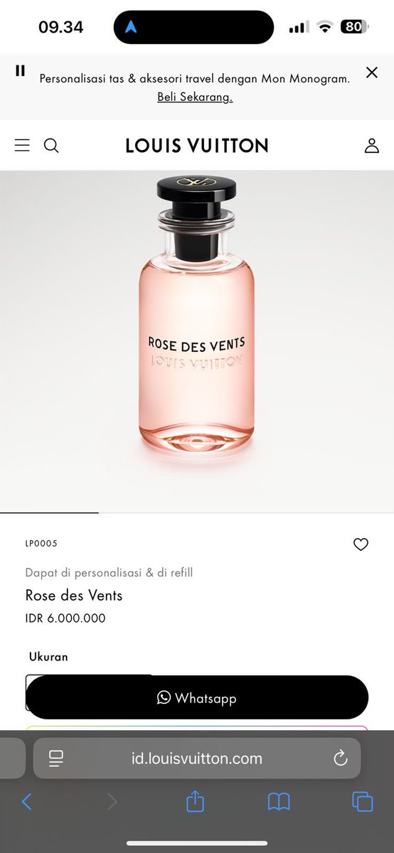 chaeyy24's tweet photo. ori nih gais masih segel, dijual karna sudah banyak stok parfum ada yg preloved jg parfumnya bisa nego gais
#prelovedparfum #LouisVuitton #parfum #justforu #prelovedbranded https://t.co/bGPuIyWfI6