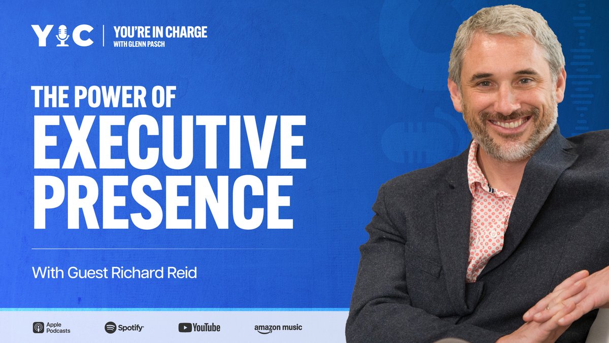 Glenn Pasch- You're in Charge Pod ☕️ (@glennpasch) on Twitter photo ✨ Unlock Executive Presence w/ Richard Reid <a href="/Mr_Charisma4375/">Richard Reid</a>
Charisma isn’t just natural—it’s trainable. Learn how to lead with presence, purpose, and persuasion.
🎧 Listen now & grab his new book. bit.ly/42hEyMh
#ExecutivePresence #LeadershipSkills ✨ Unlock Executive Presence w/ Richard Reid <a href="/Mr_Charisma4375/">Richard Reid</a>
Charisma isn’t just natural—it’s trainable. Learn how to lead with presence, purpose, and persuasion.
🎧 Listen now & grab his new book. bit.ly/42hEyMh
#ExecutivePresence #LeadershipSkills
