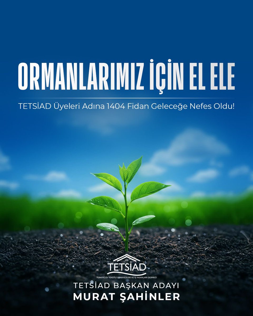 SCANAVAR's tweet photo. Doğaya olan sorumluluğumuzu unutmadan, yangınlarla mücadele edilen bu zorlu günlerde TETSİAD olarak 

📍 T.C. Tarım ve Orman Bakanlığı Orman Genel Müdürlüğü’nün “Geleceğe Nefes” kampanyasına destek vererek, TETSİAD üye sayımız kadar toplam 1404 fidanı Bursa’da toprakla buluştu https://t.co/ze4B9ShiDr