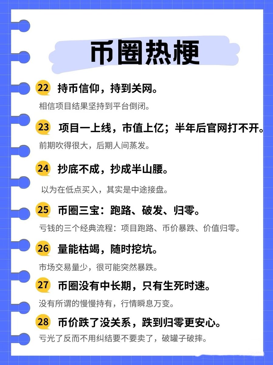 这些熟悉的币圈热梗，哪个是你最喜欢说的？