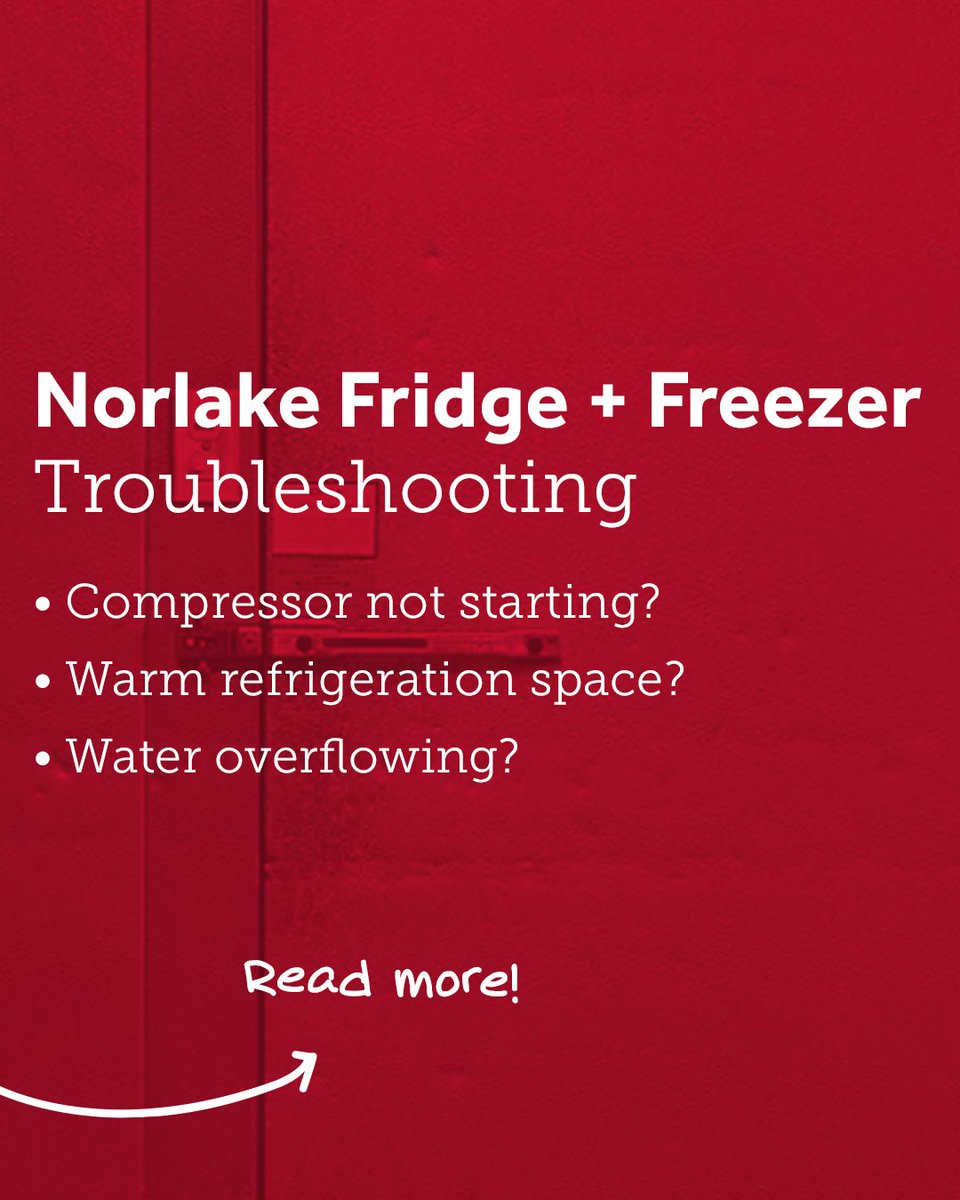 PartsTown's tweet image. Is your Norlake refrigerator or freezer running? Well you better go and troubleshoot! ❄️💡 parts.town/45DrDGb

#Norlake #PartsTownTips #ResourceCenter #PreventativeMaintenance #Troubleshooting