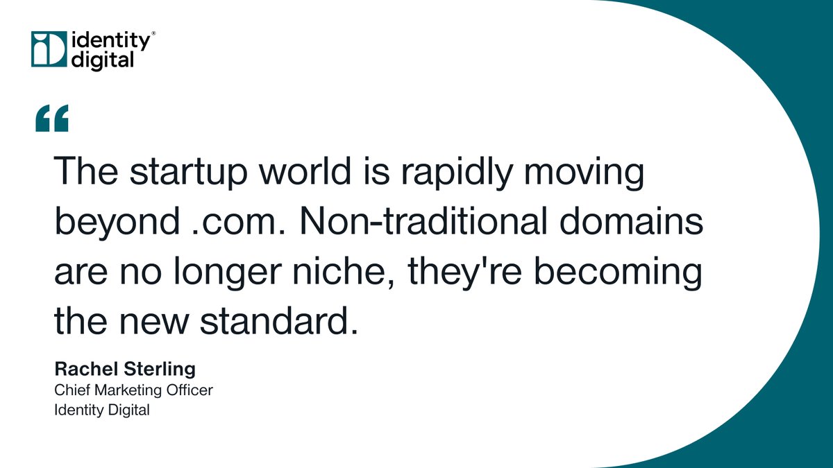 Did you know? 54% of startups in 2025 are using non-traditional domains. This isn't a trend, it's a strategic move. 🔥 Find out what this means for your brand in our new article by <a href="/racsterls/">Rachel Sterling</a>, CMO of Identity Digital.

#domains #domainnames #startups

Learn more: