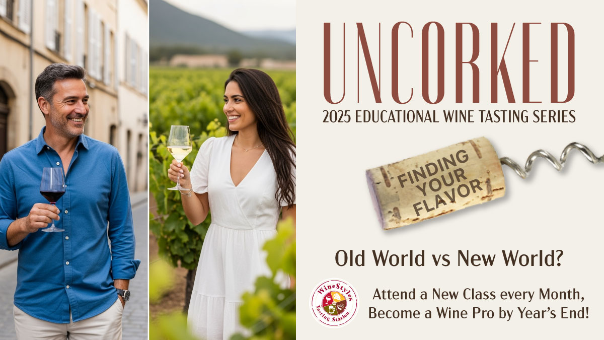 WineStylesGrm's tweet photo. 🍷Old World vs. New World? Which wine wins your heart?😍 Join us August 21 @ 6PM for Finding Your Flavor, a guided tasting that helps you discover your perfect pour.  Call us to save your seat!
#Uncorked #WineEducation #FindingYourFlavor #OldWorldWine #NewWorldWine #WineTasting https://t.co/zH17L0C29J