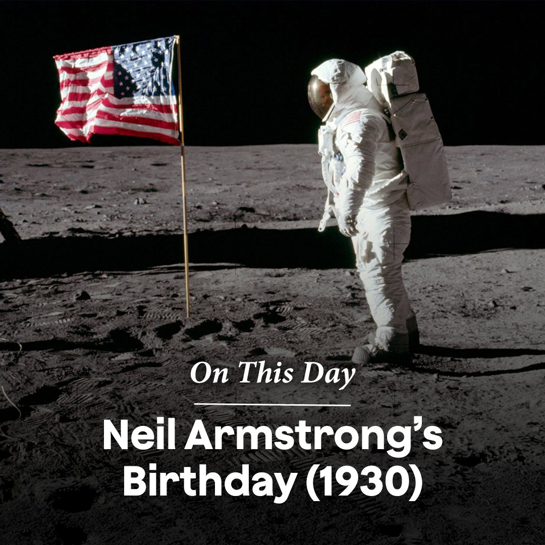Born #OTD in 1930, #NeilArmstrong would go on to make #history as the first human to walk on the #Moon. His famous words, “That’s one small step for man, one giant leap for mankind,” are featured in our Moon Unit!

🌜Read more🌛 online.kidsdiscover.com/unit/moon?utm_…