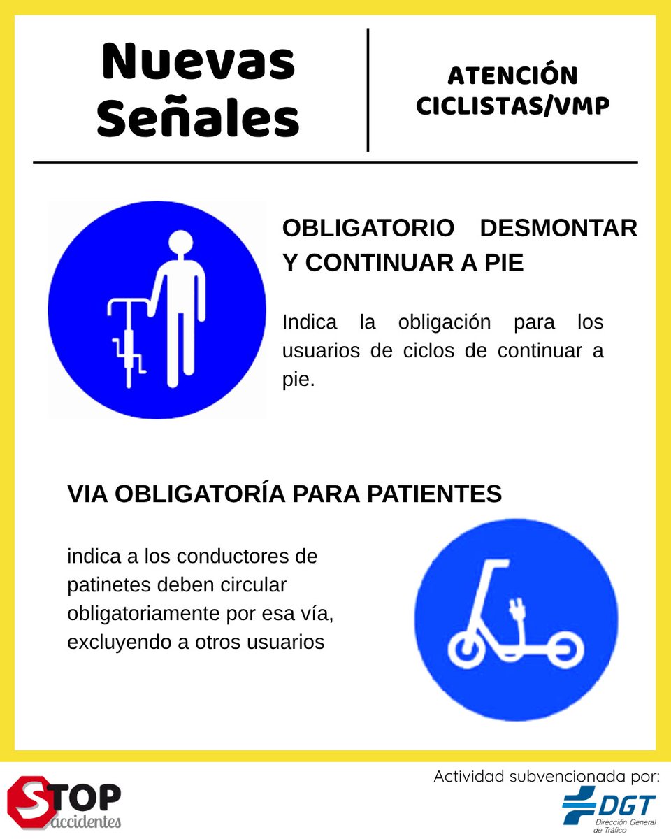 🚨 ¡Atención, conductores! El nuevo Catálogo de Señales de Tráfico con novedades para ciclistas y VMP ¡es vital que las conozcas!, último post para que no te pierdas nada.

👉 Desliza para descubrir el significado de las siguientes señales que se incorporan y modifican⚠️ <a href="/dgt/">elvis dongouet</a>