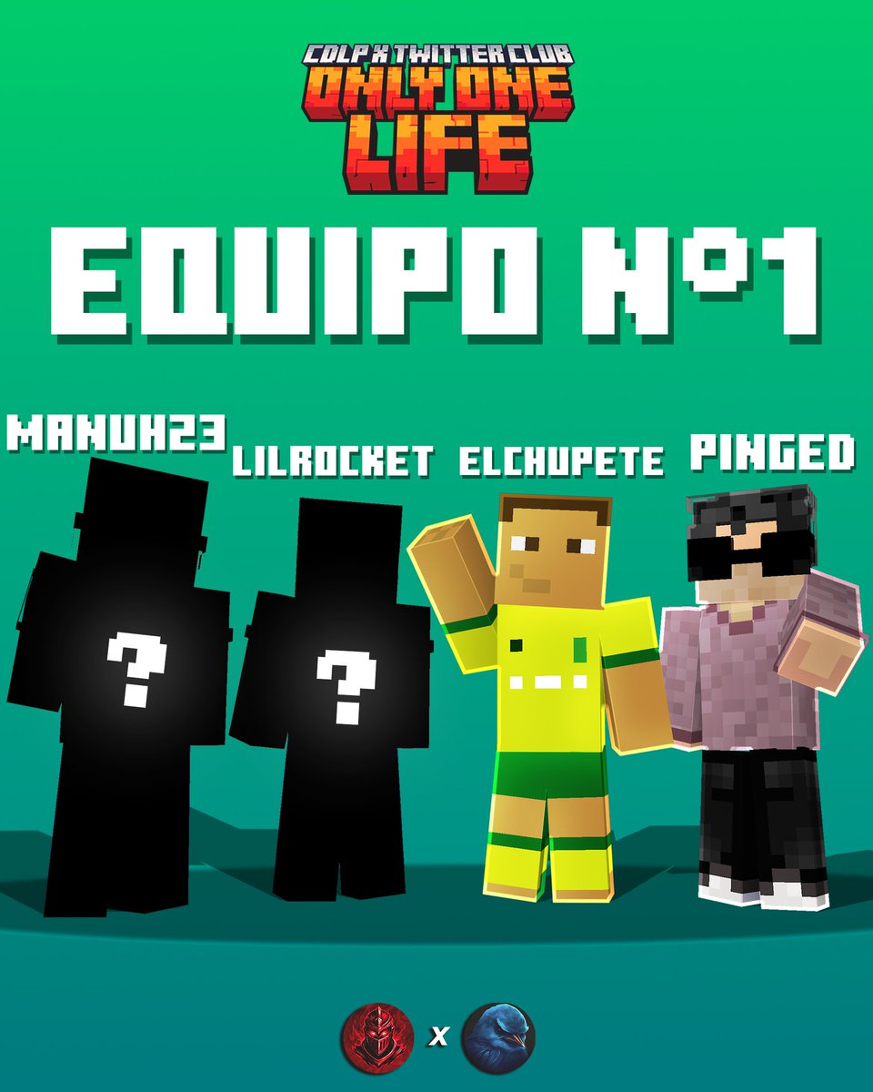 EQUIPO N°1 | #OnlyOneLifeSMP

Con ustedes, los primeros en ser anunciados

<a href="/manuh235_/">manuh_235</a> / LilRocket / <a href="/SoyElChupete/">SoyElChupete 🍭</a> / @NinUmbra
