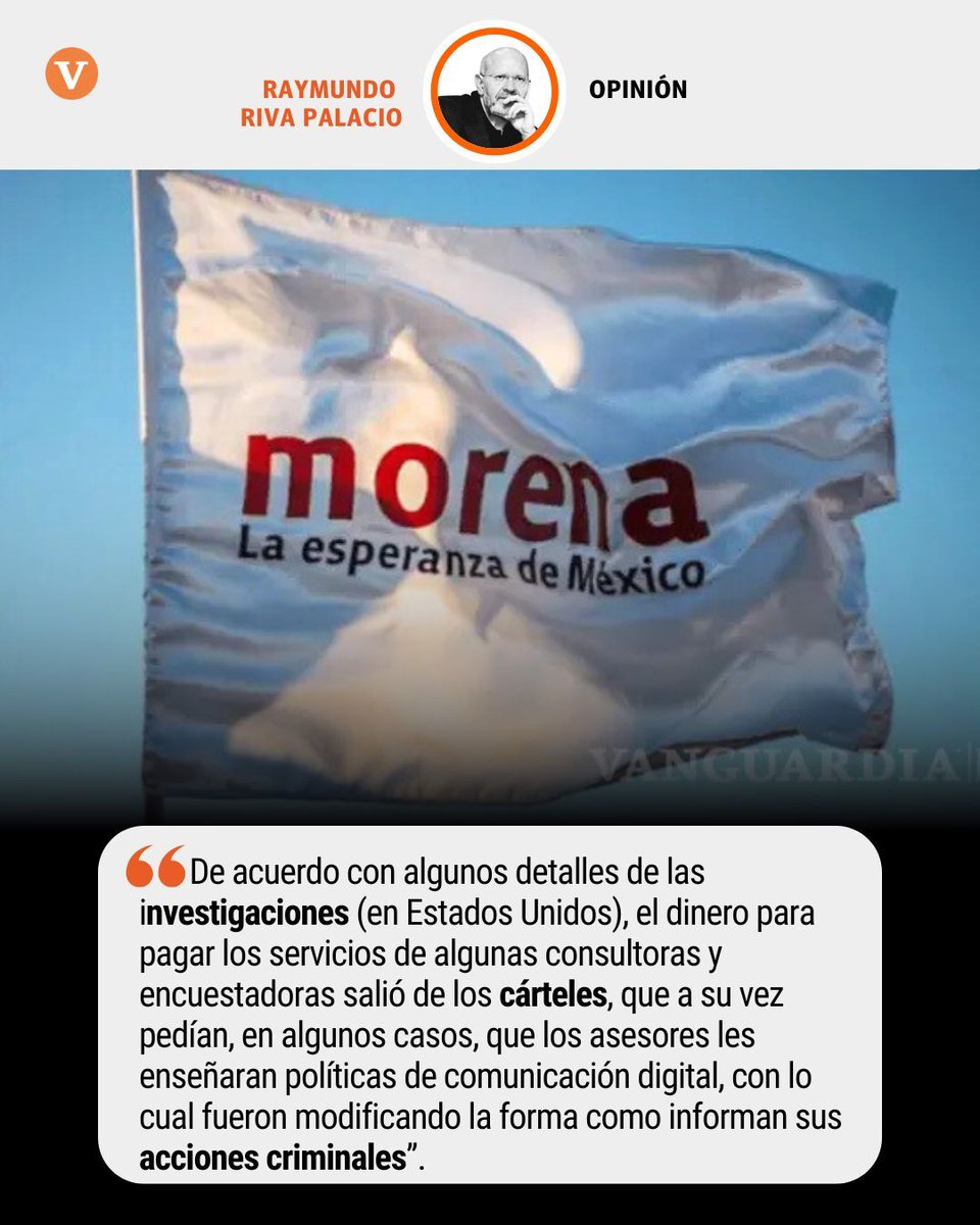 Vanguardia (@vanguardiamx) on Twitter photo #Opinión #México | 🗨️ En la columna de hoy, <a href="/rivapa_oficial/">@rivapa_oficial</a>, habla sobre como algunas de las empresas que tiene bajo la lupa llegaron a sentarse en la misma mesa de los estrategas de #Morena. 👇
vanguardia.com.mx/opinion/consul… #Opinión #México | 🗨️ En la columna de hoy, <a href="/rivapa_oficial/">@rivapa_oficial</a>, habla sobre como algunas de las empresas que tiene bajo la lupa llegaron a sentarse en la misma mesa de los estrategas de #Morena. 👇
vanguardia.com.mx/opinion/consul…