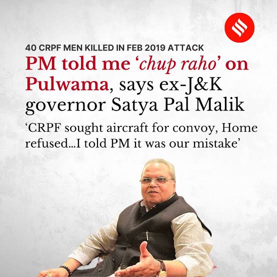 CameoArchon's tweet photo. RIP Shri Satyapal Malik ji.
Today we have lost a great leader who openly criticized the Wrong doing of the central government. https://t.co/w2j4BBXHqh