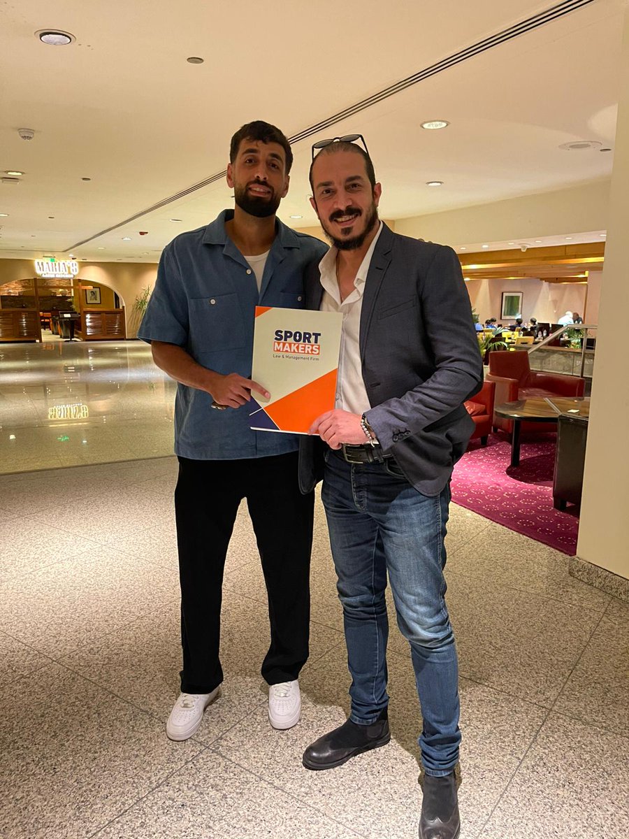 Sport_Makers's tweet photo. يسعد سبورت ميكرز تمثيل اللاعب الفلسطيني عدي دباغ قانوناً في انتقاله وتوقيعه الرسمي مع نادي الزمالك المصري. 🏹
نعتز بهذه الثقة التي أولانا إياها اللاعب، متمنين لـلاعب التوفيق و النجاح مع نادي الزمالك. ⚽️
@zscofficial @oday_dabbagh
#سبورت_ميكرز #sportmakers #الزمالك https://t.co/wfK9IMyjlW