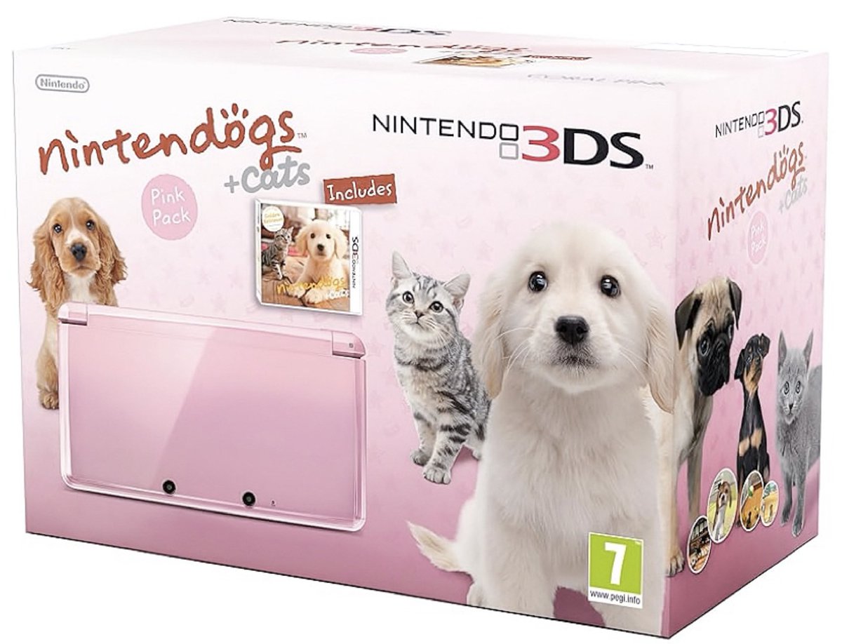 nintendo 3ds nintendogs + cats bundle