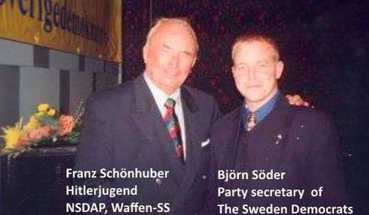 Bluesone1's tweet photo. När zionister anser nynazister som "friends across party lines" så borde det va tydligt för alla vart dom står..
#FuckSD
#FuckIsrael🇮🇱☠️🇺🇸 https://t.co/0SCit7Ck8v