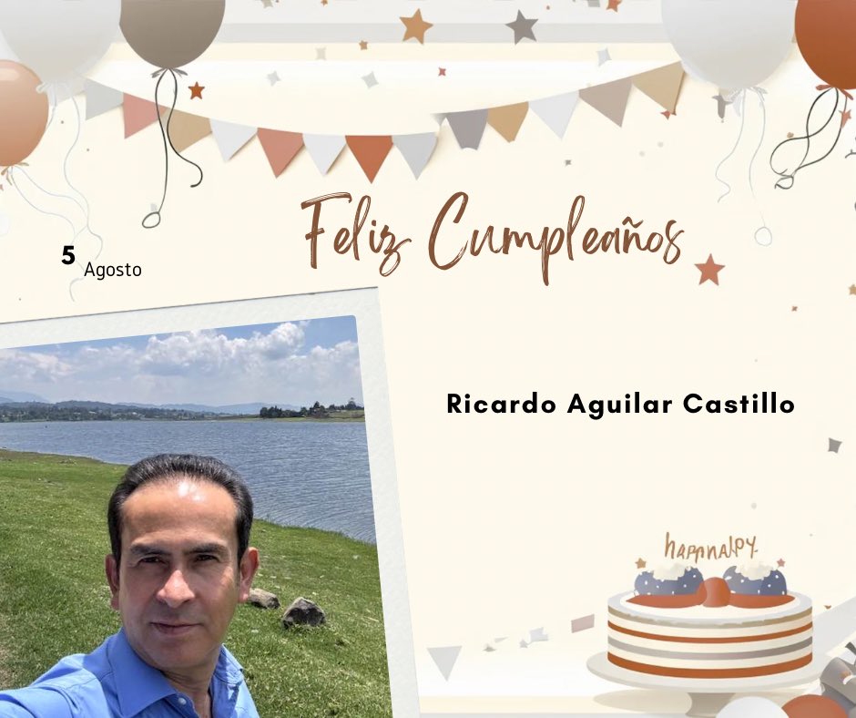 Estimado <a href="/ricardoaguilarc/">Ricardo Aguilar C.</a>, deseo que estés pasando un feliz cumpleaños y que lo disfrutes rodeado del afecto de tus seres queridos, recibe un abrazo acompañado de los mejores deseos.