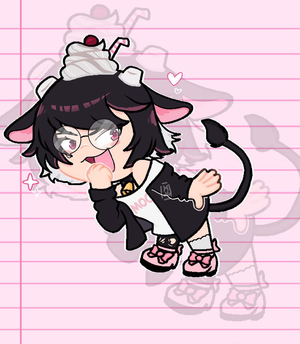 🐮🩷 moo 
#ColeiteArt