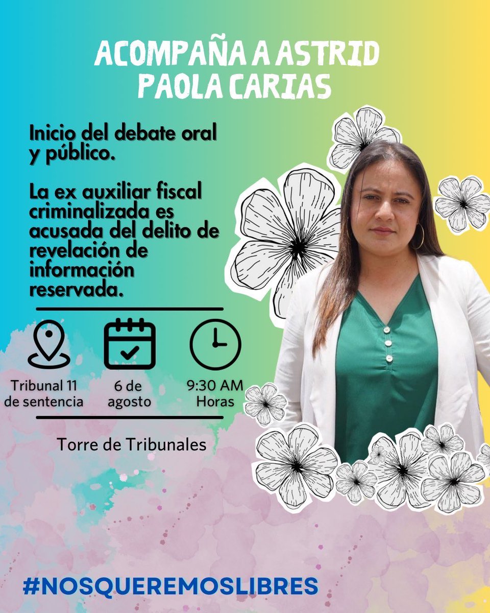 #JusticiaParaPaola
#NosQueremosLibres
#NoMásCriminalización