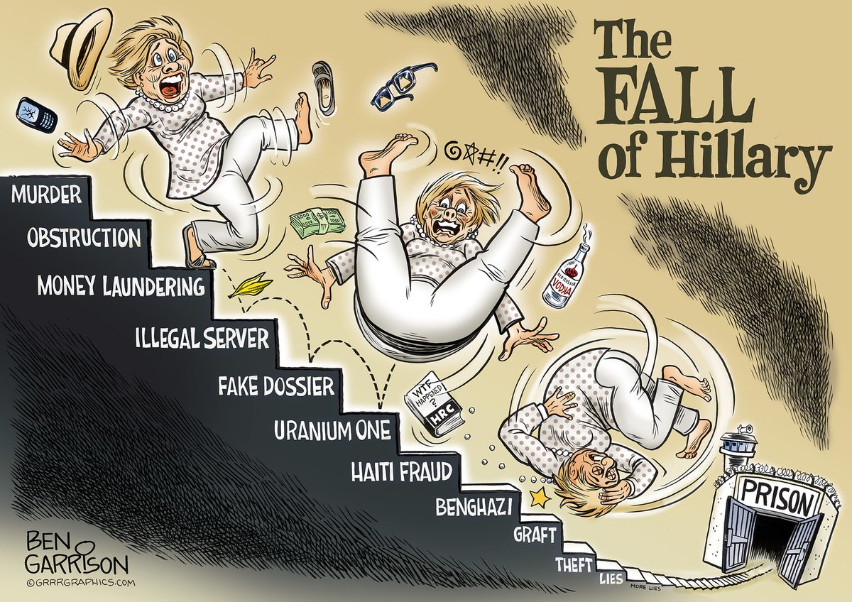 Good Tuesday Morning Toon Troops-👍🤠

Let's take a walk down memory lane with the a classic- the fall of Hillary- circa 2018
Hillary tripped down the stairs and lost her shoe again during her trip to India- 🤣🤣🤣