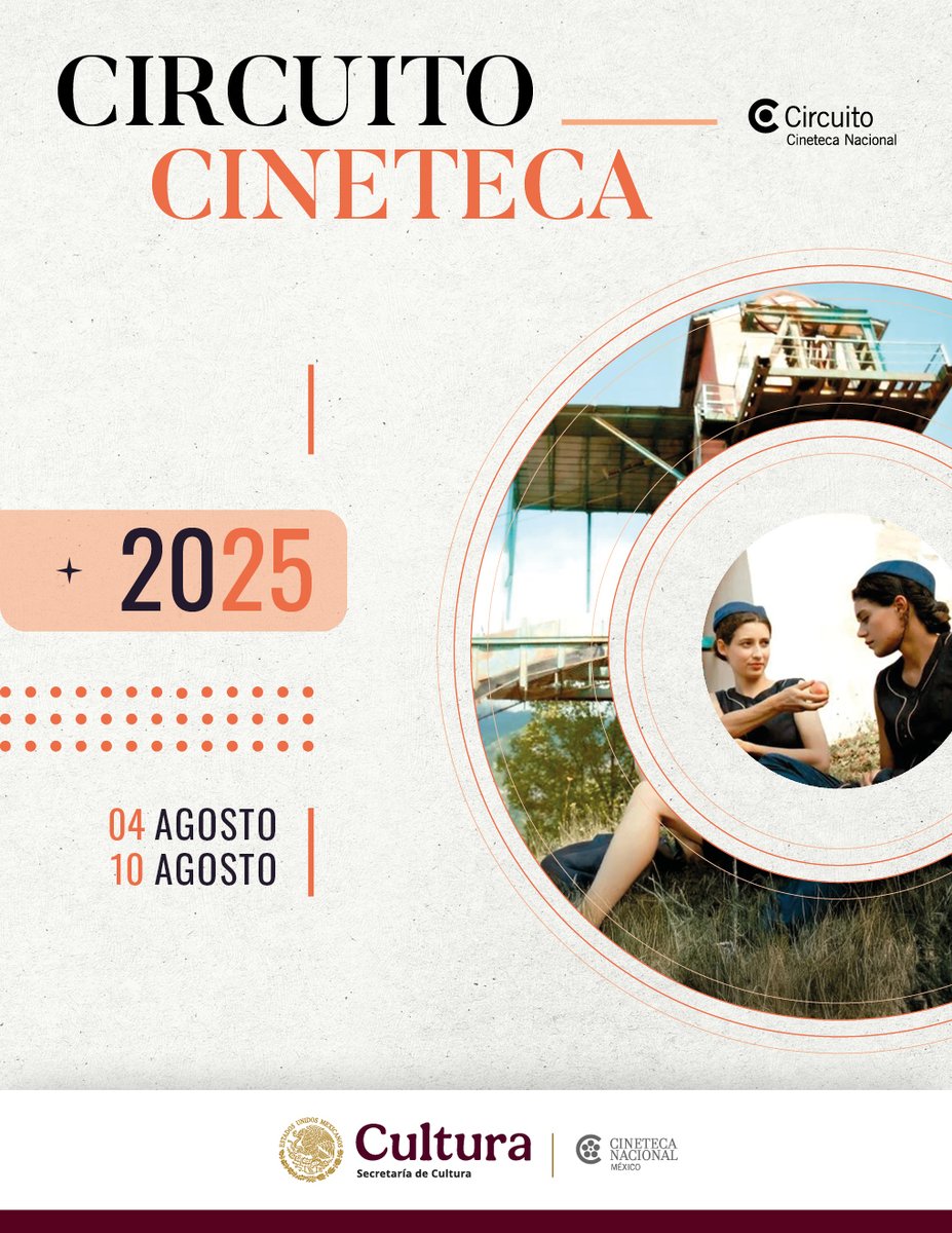 ¡Prepara tus palomitas porque #CircuitoCineteca ya llegó a tu localidad! 🍿📽️

Consulta los detalles de las funciones nacionales e internacionales que podrás disfrutar esta semana. 👇

tinyurl.com/y4etb8zx