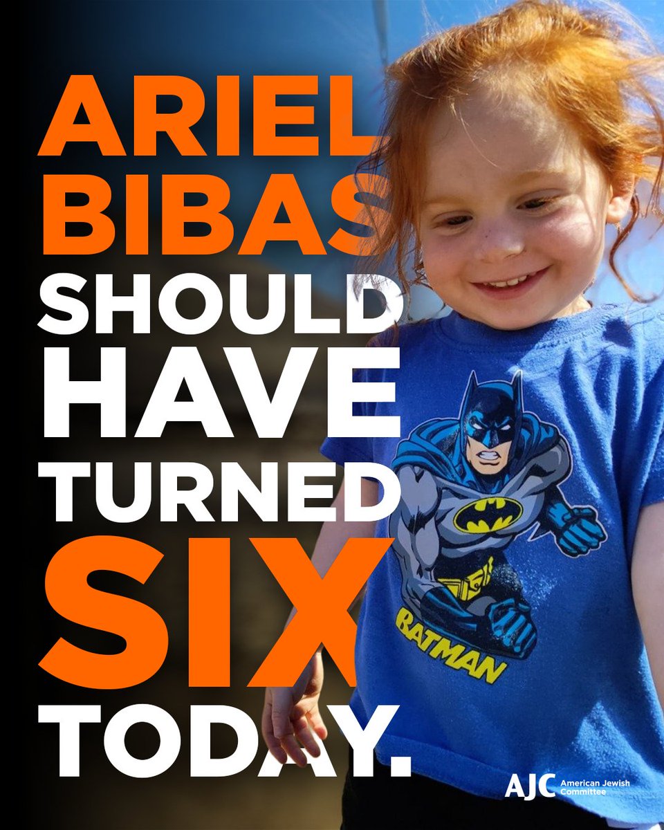 Ariel Bibas never got to have a sixth birthday party.

He was murdered by Hamas in cold blood, along with his mom Shiri and baby brother Kfir.

There are no words to describe the cruelty of Hamas.