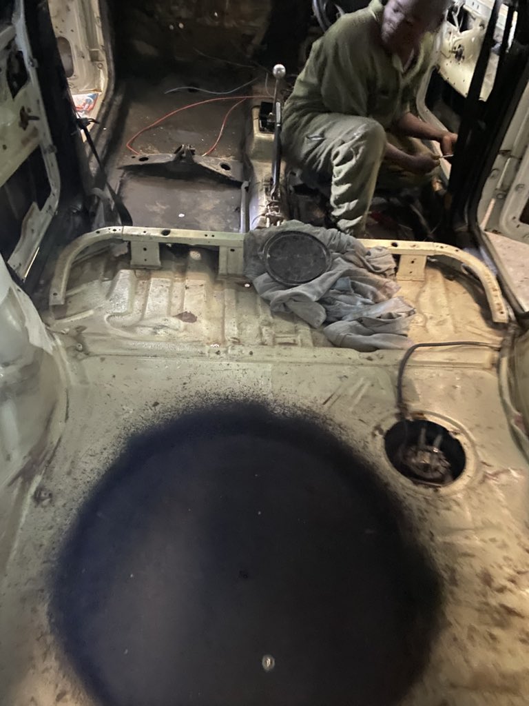 brokensuit44's tweet image. From a severely rust damaged floor to no floor and now with a proper floor that an adult can stand on. 

This was an interesting project where we got to work on the interior instead of the exterior. 

Truly can’t wait to see this car on the road once done 

Done by @FPSAutoNrb